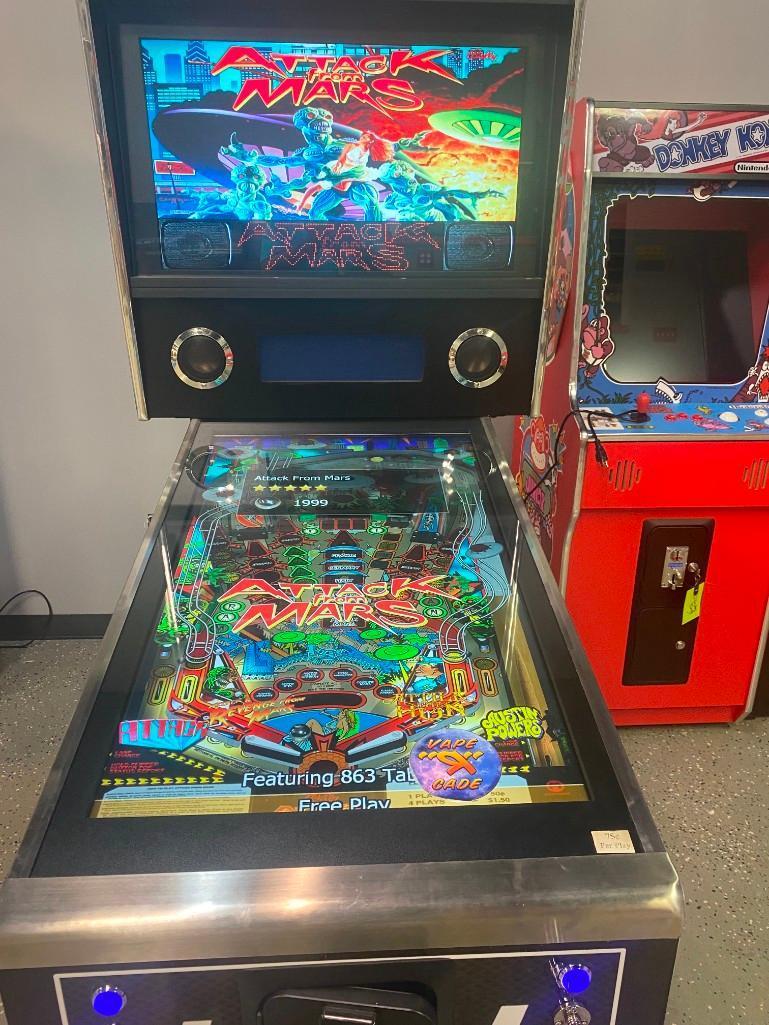 AC/DC Themed Pinball Machine