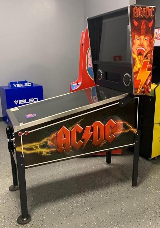 AC/DC Themed Pinball Machine