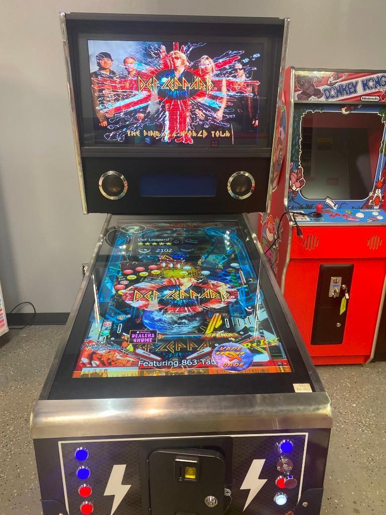 AC/DC Themed Pinball Machine