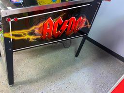 AC/DC Themed Pinball Machine