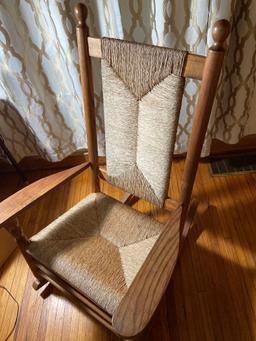 Jute Rocking Chair