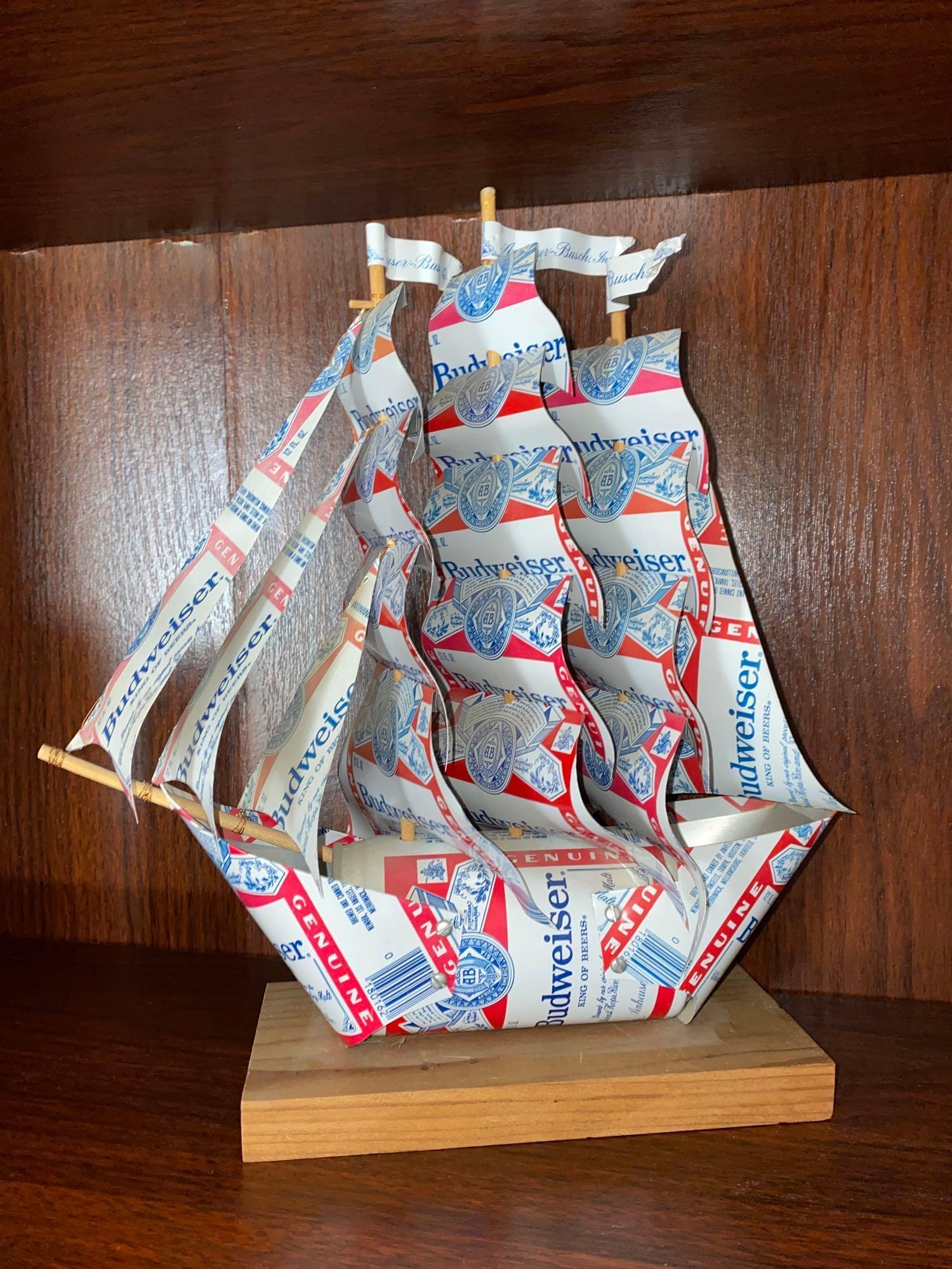 Budweiser Boat and Collectable Lot