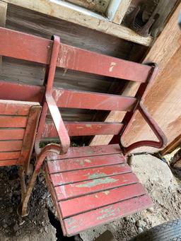 Vintage Browns Stadium Chairs