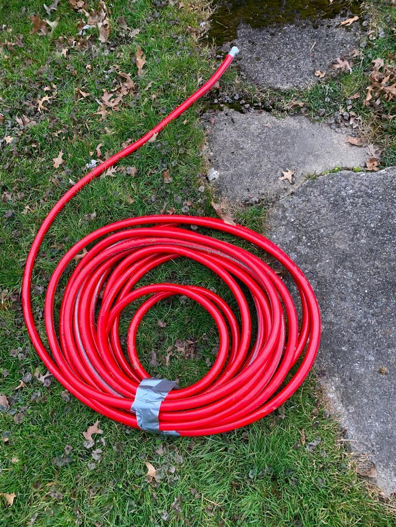 Red Garden Hose