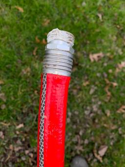 Red Garden Hose