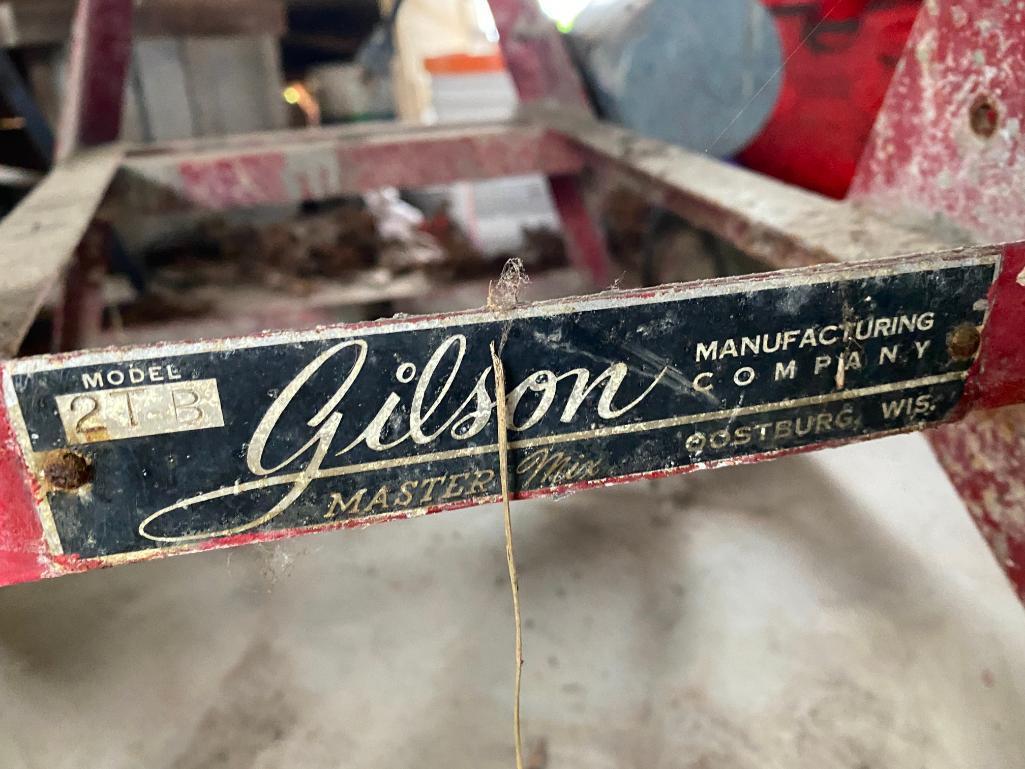 Gilson Manufacturing Cement Mixer