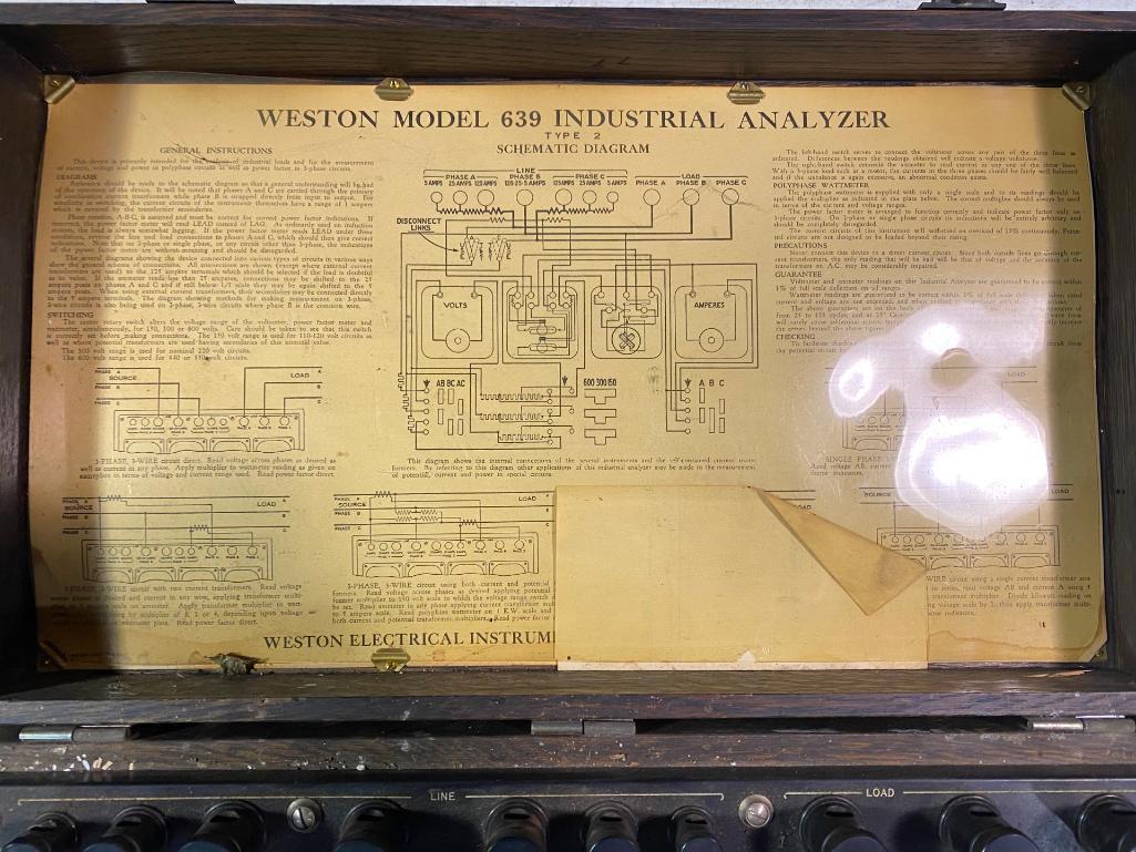 Weston Model 639 Industrial Analyzer