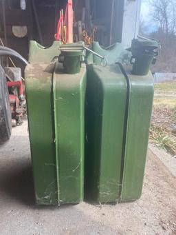 Two...Army-Green Jerry Cans