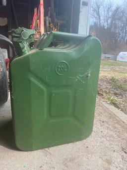 Two...Army-Green Jerry Cans