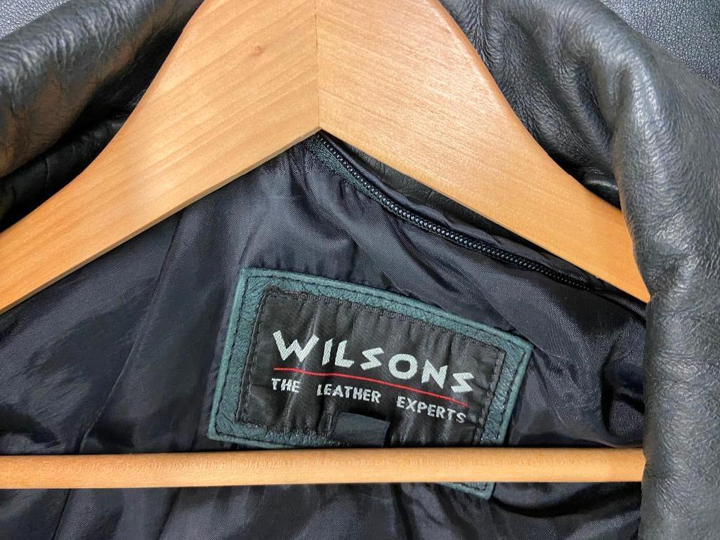 Jos A. Banks and Wilson Leather Coats