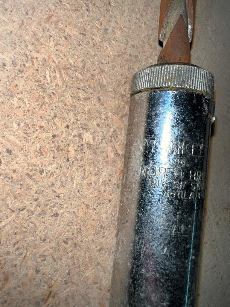 Antique Brass Stanley Yankee No.131A Spiral Plunge Ratchet Screwdriver