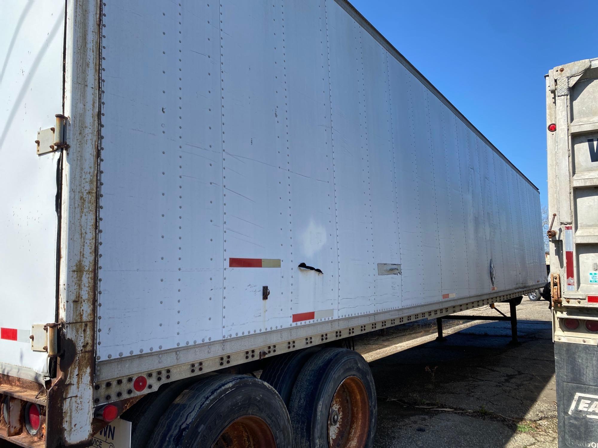 1989 Stoughton 48ft Enclosed Van Trailer