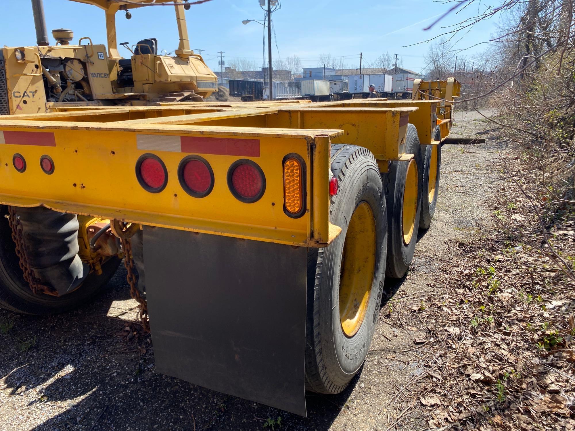 Rogers 55 ton (26ft well) Tri-Axle Beam Trailer