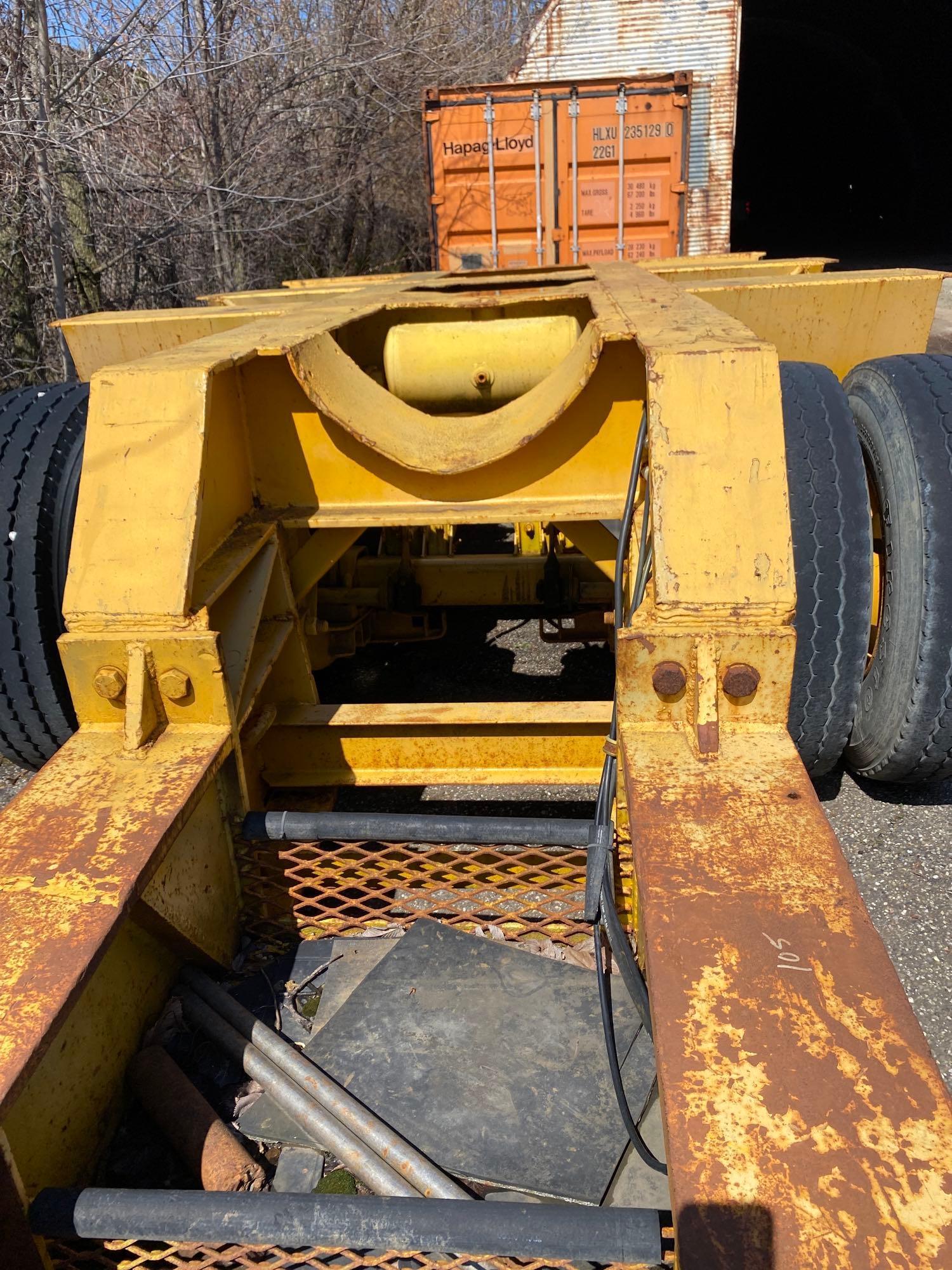 Rogers 55 ton (26ft well) Tri-Axle Beam Trailer