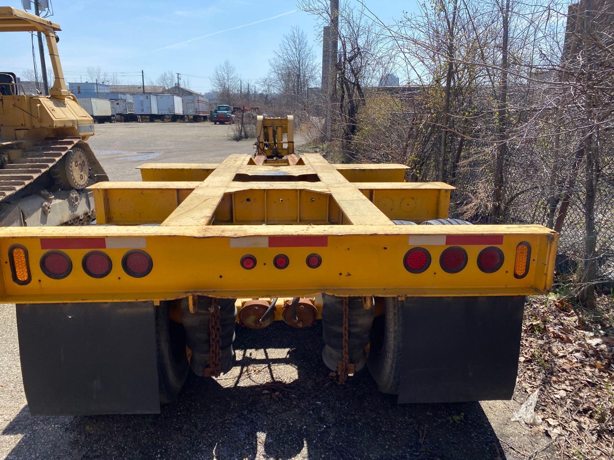 Rogers 55 ton (26ft well) Tri-Axle Beam Trailer