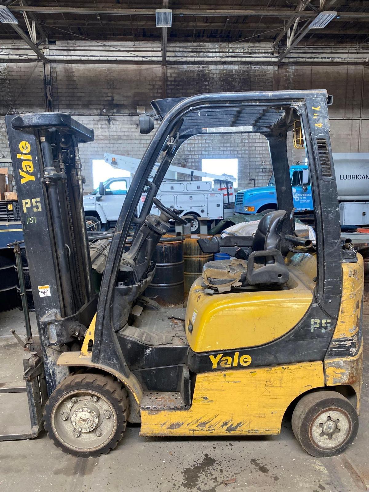 Yale Triple Mast LP Forklift