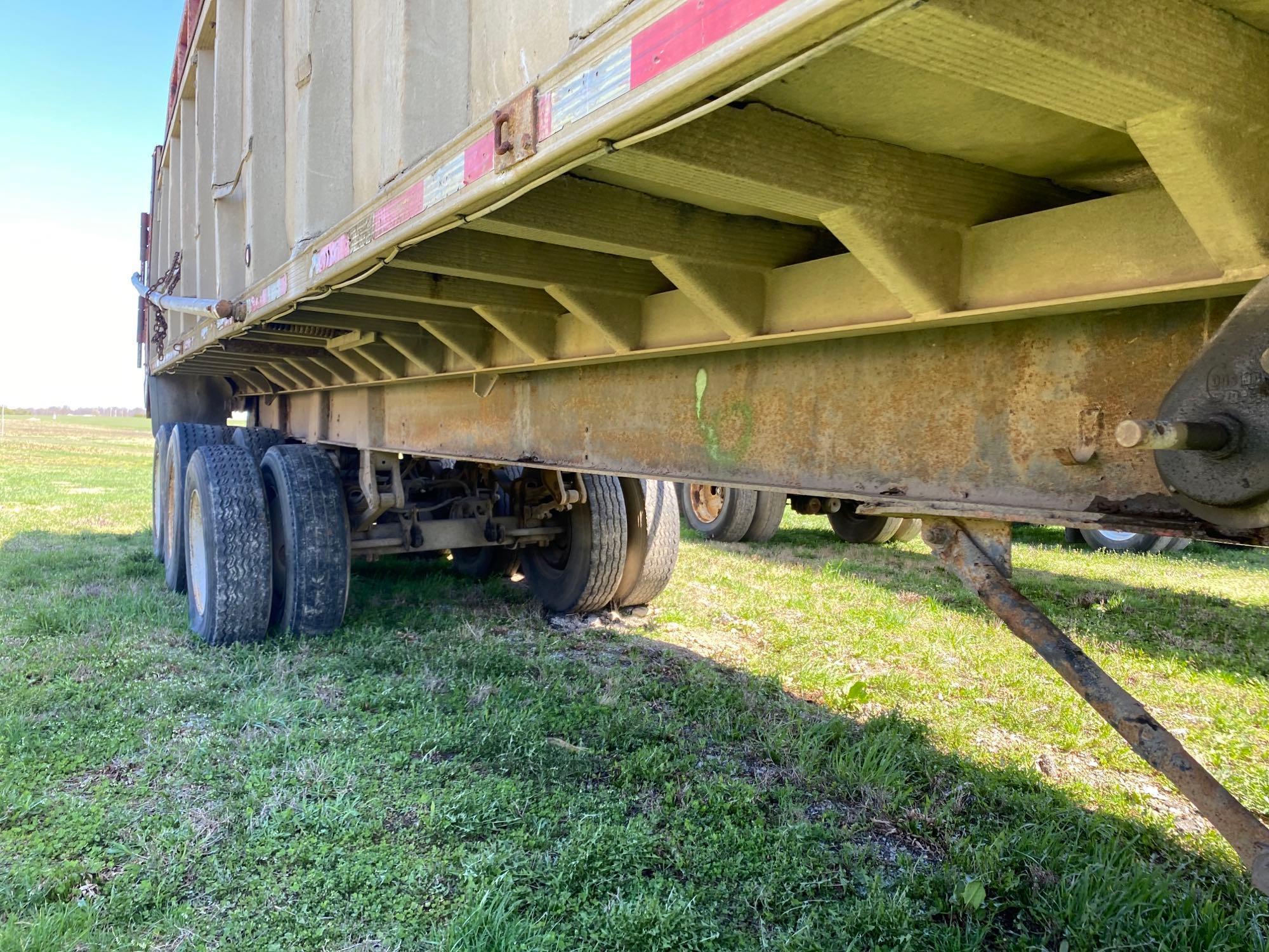 City Welding and Manufacturing Co 30ft Tri-Axle Aluminum Dump Trailer