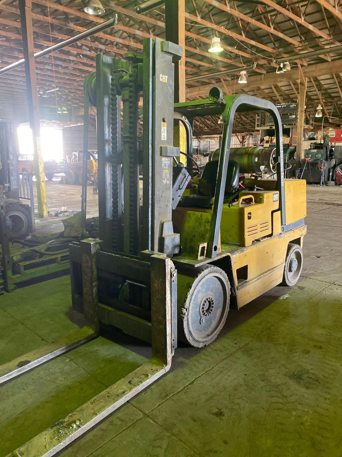 Caterpillar LP T150D 15000 lb Max Cap Forklift.