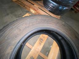 Pallet of Tires including Pirelli, Yokohama, Bridgestone, Michelin and Goodyear