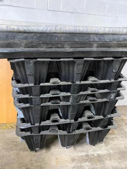 6 Plastic Fork Lift Bins