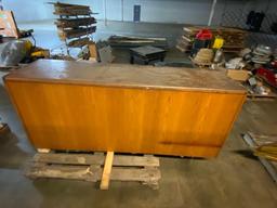 Bookshelf, Credenza and Corner 3 Tier Table