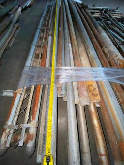 3 Pallets of Metal Support and Fencing Poles