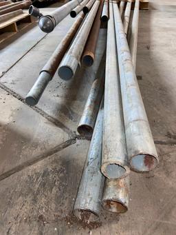 Pallet of Long Metal Support and Fencing Poles
