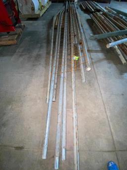 Pallet of Long Metal Support and Fencing Poles