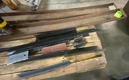 Forklift Extensions and Angle Iron Pieces