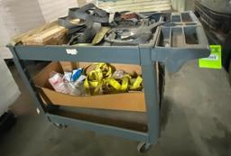 Utility Cart Including Straps and Contents
