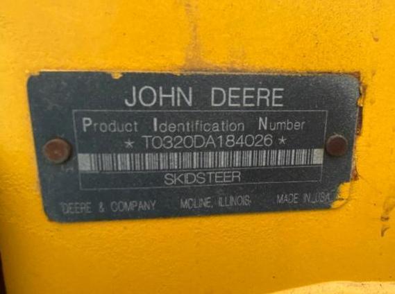 John Deere 320D Skid Steer Loader