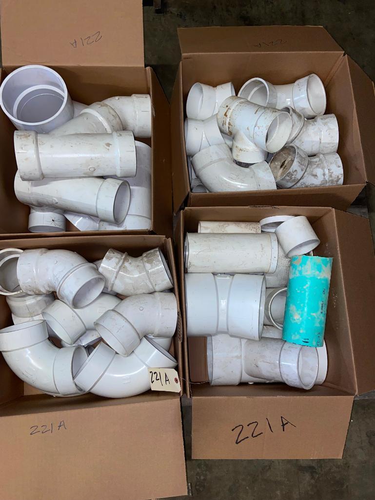 Pallet of PVC Pipe Connectors