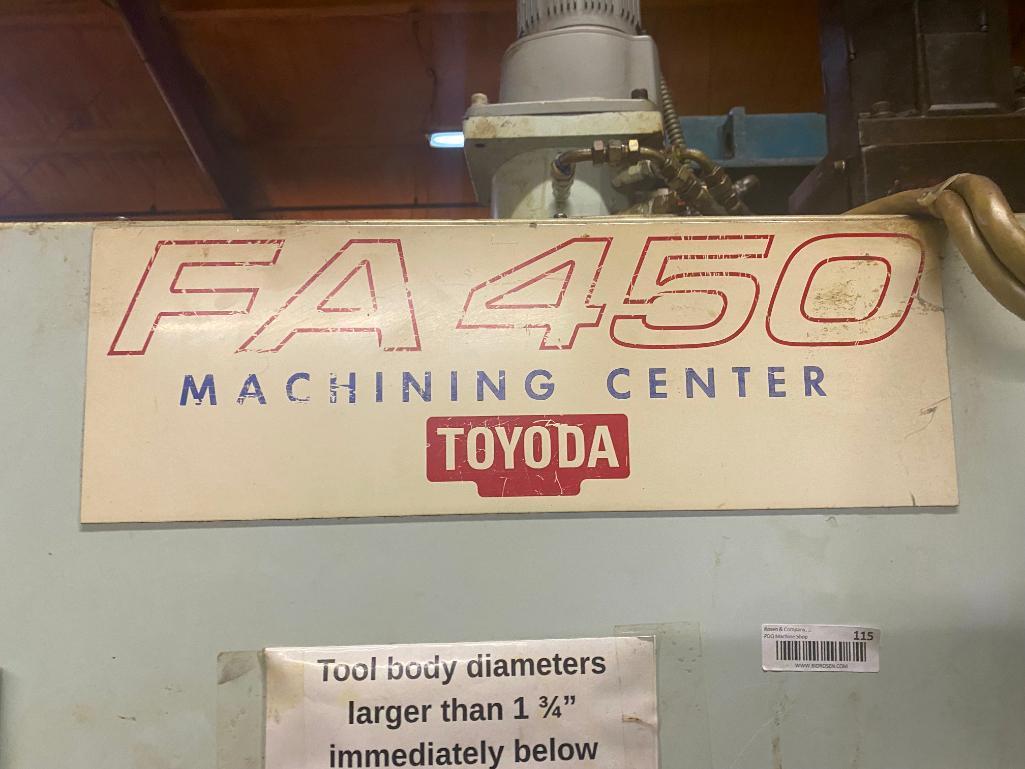 Toyoda FA450 CNC Horizontal Machining Center