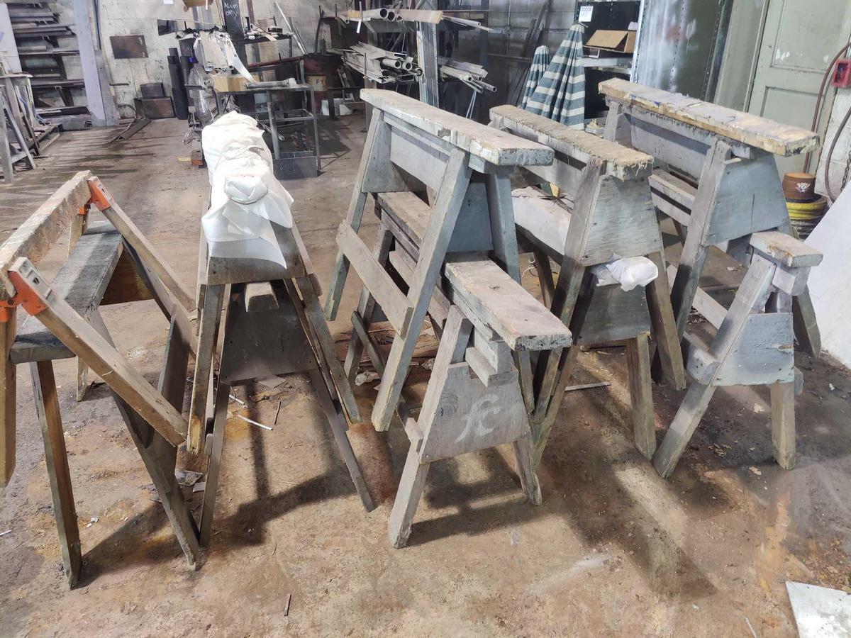 Wood Sawhorses