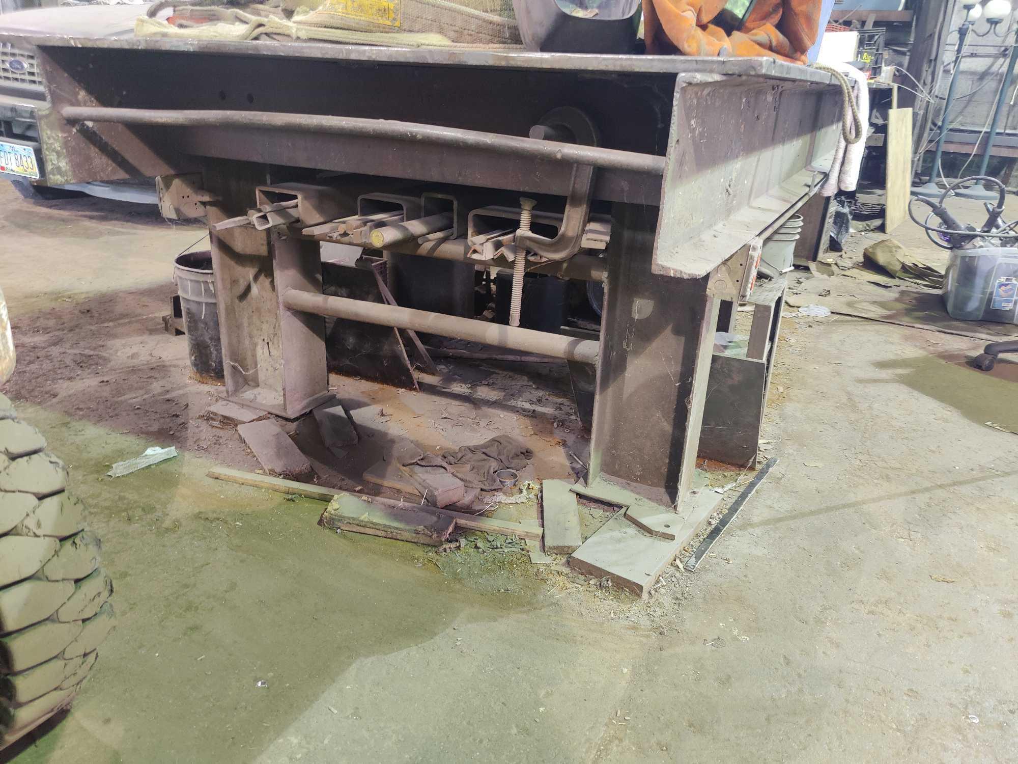 Heavy Duty Work/Welding Bench with Contents