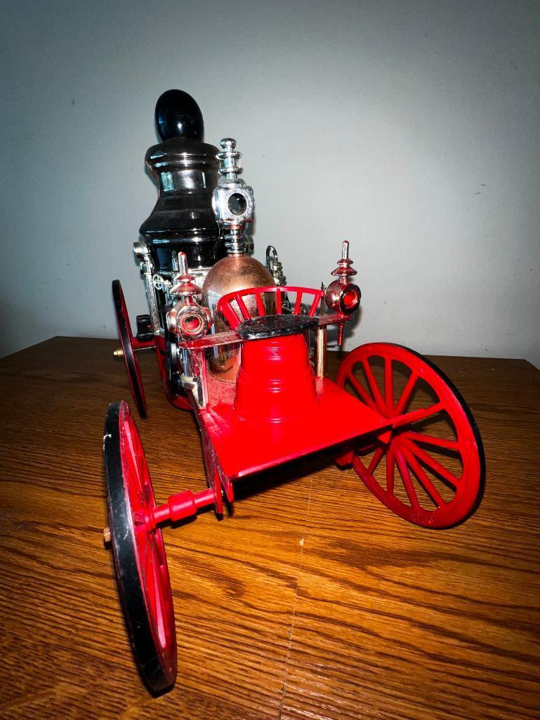 Vintage and RARE Jim Beam Distilling Co. "Beam 100 Months Old" Vintage Model T, Indy Car & Fire