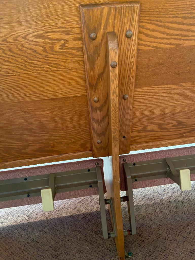 2 X Solid Wood Church Pews