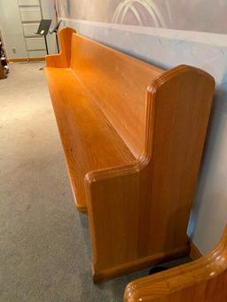 Single Oak Pew