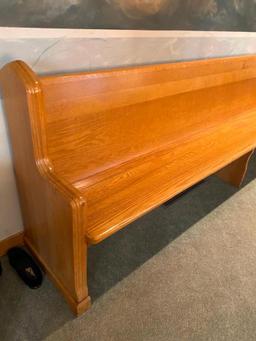 Single Oak Pew