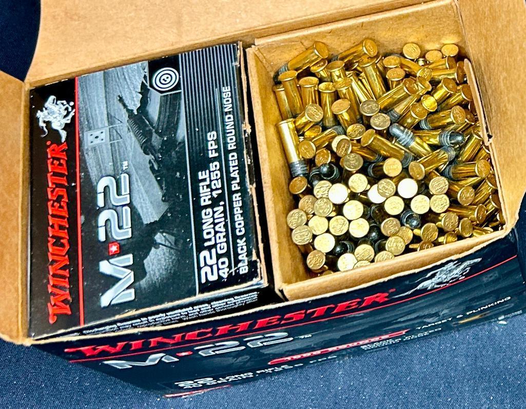 3 X Boxes of Winchester, CCI and Federal Ammunition 22 Bullets - Approximately 1600 Rounds