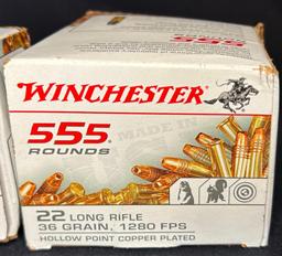 4 X Boxes of Remington, CCI & Winchester 22 Long Rifle...Hollow Point Cartridges