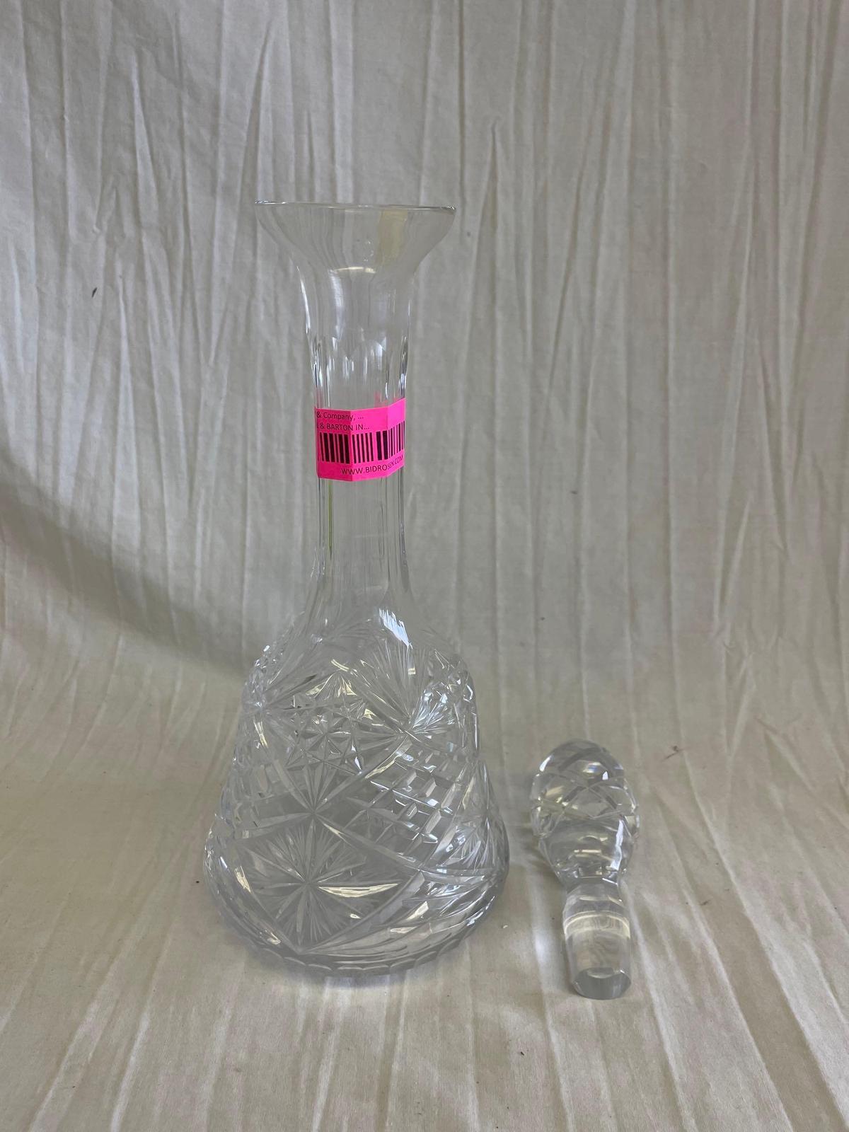 Cut Glass Decanter