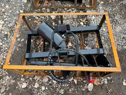 NEW Agrotk SSECAG-Y Hydraulic SkIdloader Auger Set