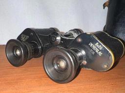 C.P. Goerz of Berlin 8x26 Binoculars with Case & Tasco...Model #308 8x30 Binoculars