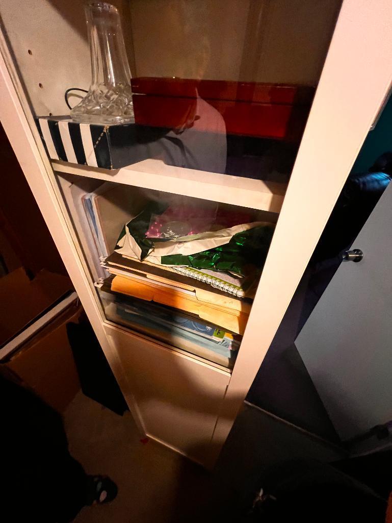 Tall Display Cabinet with Shelves