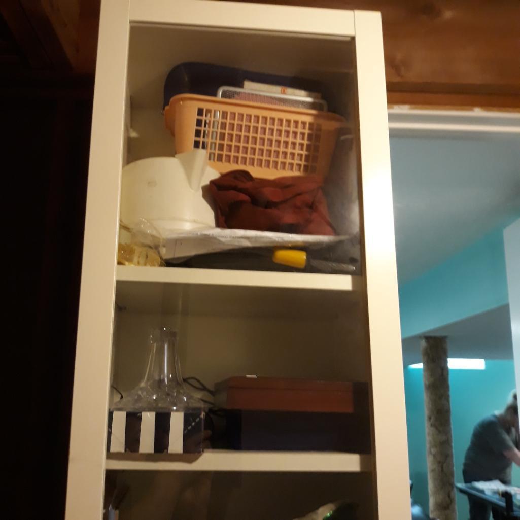 Tall Display Cabinet with Shelves