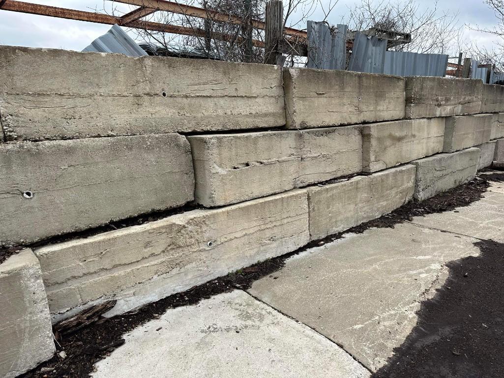 (10) Concrete Retaining Blocks (located off-site, please read description)