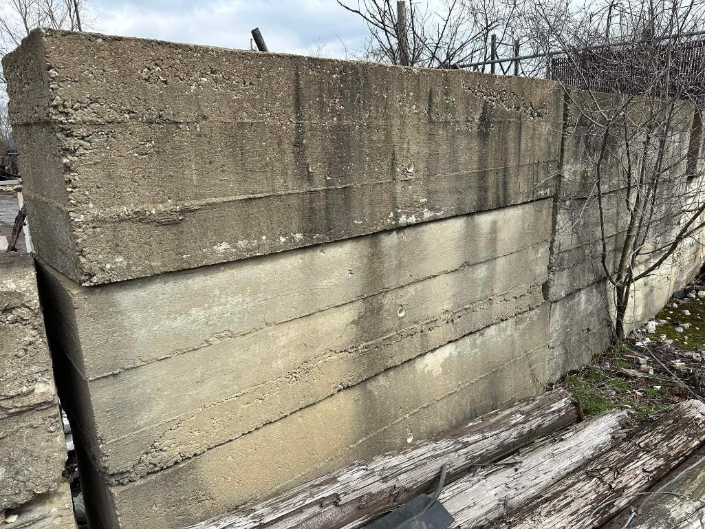 (10) Concrete Retaining Blocks (located off-site, please read description)