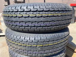 (4) New Road Guider ST205/75R15 Tires