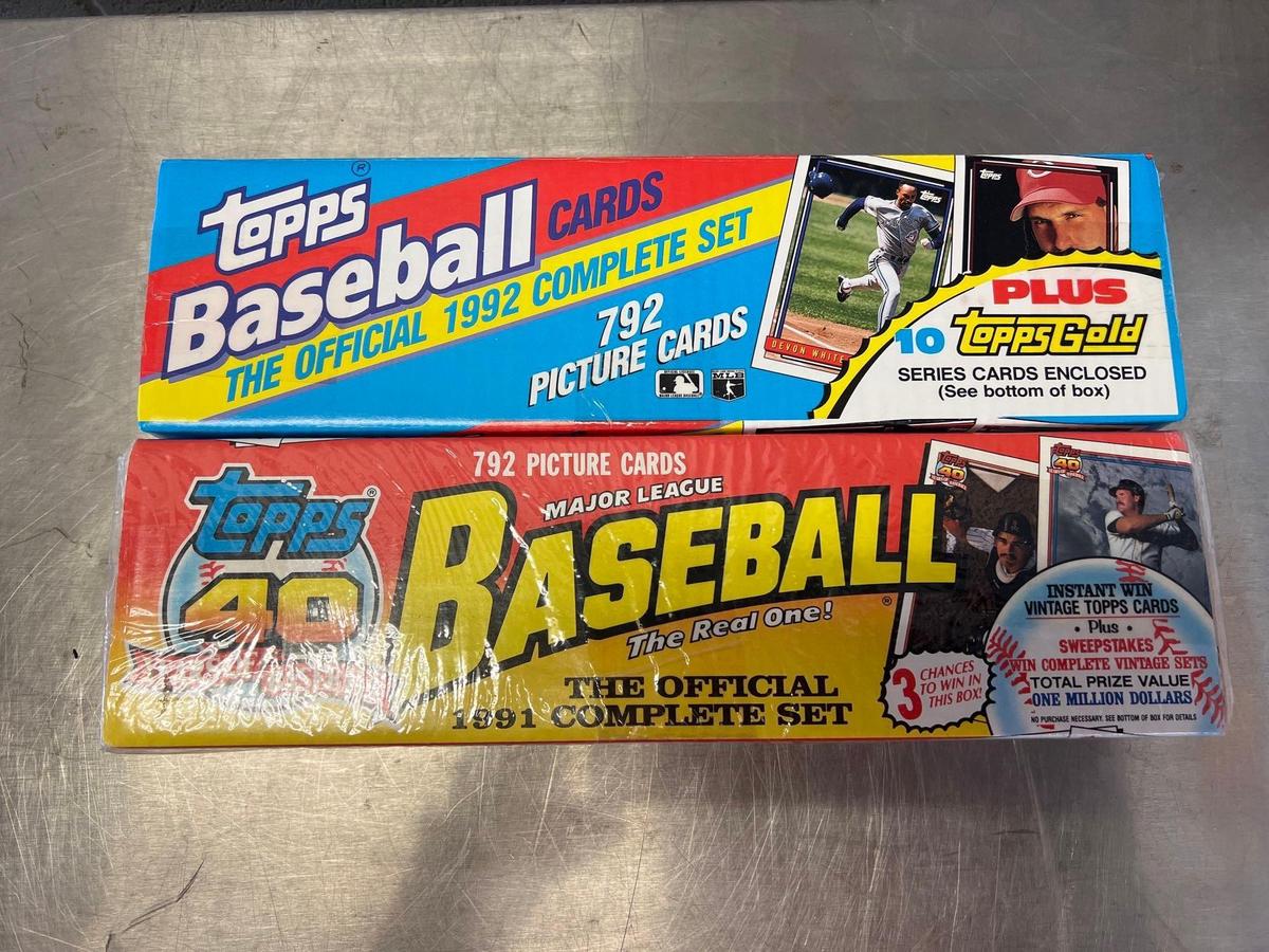 1991-92 Topps Baseball Cards